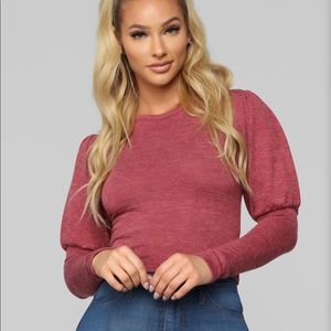 Brand new Marsala Top